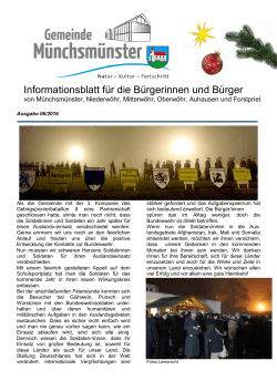 Infoblatt 06/2016 - Gemeinde Münchsmünster