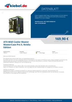 ATX-Midi Cooler Master MasterCase Pro 5, Nvidia Edition