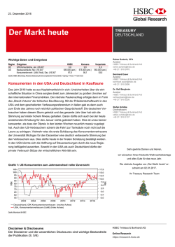 Disclaimer - Treasury Research HSBC Deutschland