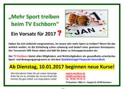 Gute Vors&auml;tze f&uuml;r 2017