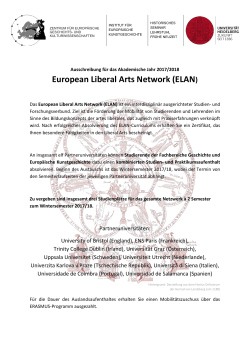 European Liberal Arts Network (ELAN)