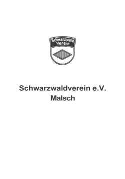 Satzung - Schwarzwaldverein Malsch