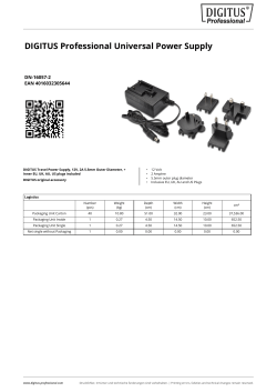 DIGITUS Professional Universal Power Supply