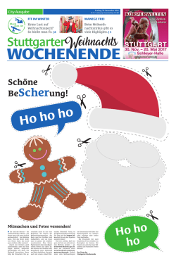 Ho ho ho BeScherung! - Stuttgarter Wochenende