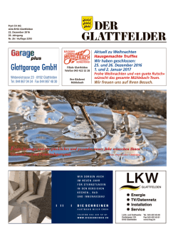 Glattgarage GmbH - Der Glattfelder