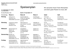 Speiseplan