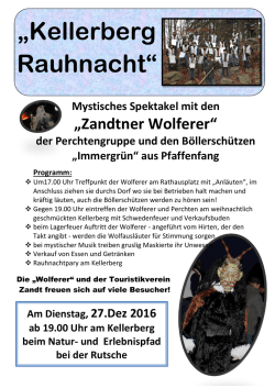 Plakat - Gemeinde Zandt