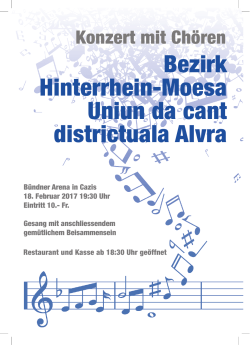 Bezirk Hinterrhein-Moesa Uniun da cant districtuala Alvra