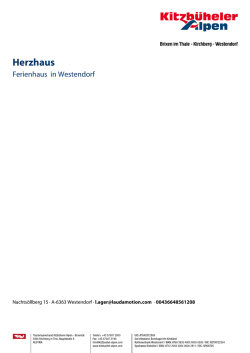 Herzhaus in Westendorf