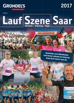 Lauf Szene Saar 2017