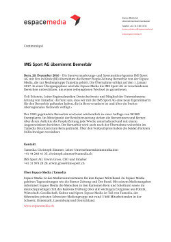 Brief Tamedia Standard