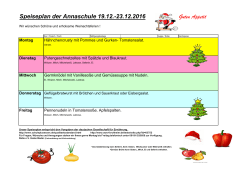 Speiseplan - annagrundschule