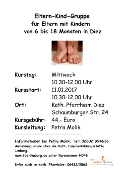 Eltern-Kind-Gruppe - Kath