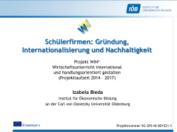 Minipräsentaton Win2 Wirtschaftsunterricht international