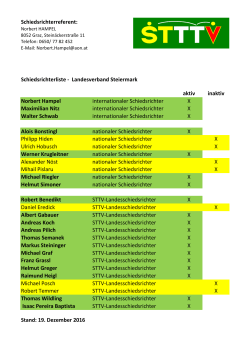 Schiedsrichterliste StTTV