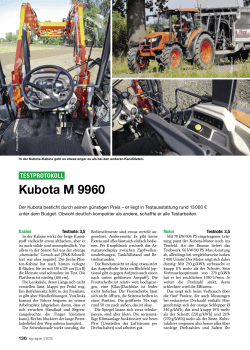 Kubota M 9960