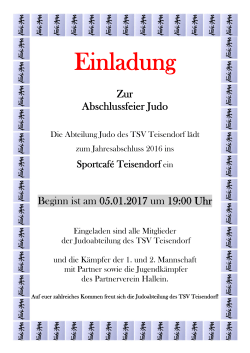 Einladung - TSV Teisendorf