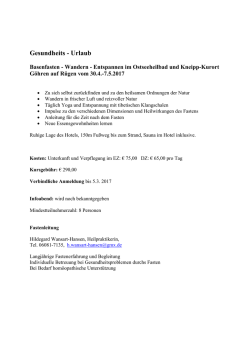 Info - Hildegard Wansart