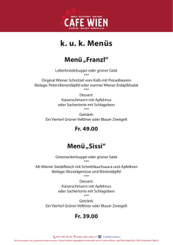 kuk Menüs - cafe-wien.ch | imbiss