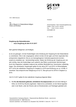 Brief KVB01 - Kassenärztliche Vereinigung Bayerns