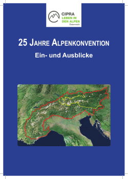 25 jahre alpenkonvention