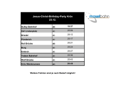 Jesus-Christ-Birthday-Party Kr&ouml;v 23.12. - JCB