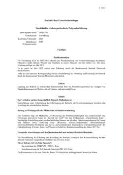 Statistik &uuml;ber Erwerbsobstanlagen Vereinfachte