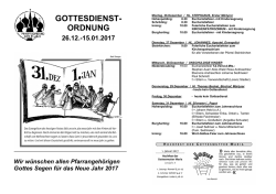 GOTTESDIENST