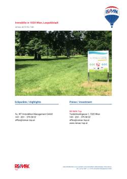 Immobilie in Wien, Leopoldstadt , Immobilie Nr