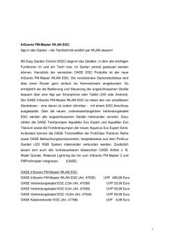 InScenio FM-Master WLAN EGC App in den Garten
