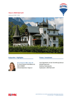Haus in Bad Ischl Ober&ouml;sterreich , Immobilie Nr