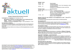 Gemeinde aktuell - Kirchengemeinden
