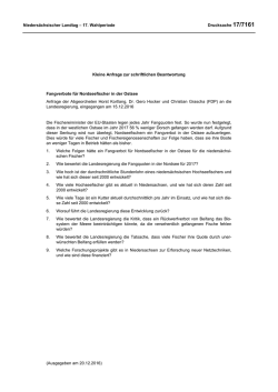 Drucksachen allgemein - Nieders&auml;chsischer Landtag
