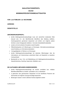 Qualifikationsprofil - Wir BMHS LehrerInnen FCG Wien