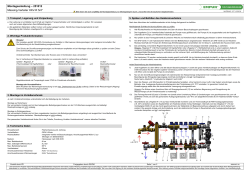 Montageanleitung – 251012 Messing-Verteiler HKV-R 5/4