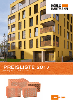 preisliste 2017 - BBZ Bauberatung-Ziegel und