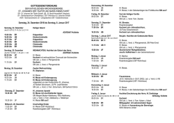 gottesdienstordnung