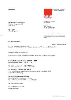 Heimarbeits-Zusatz-KV