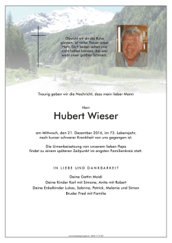 Wieser Hubert - UB - Neukirchen