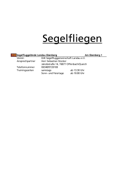 Segelfliegen