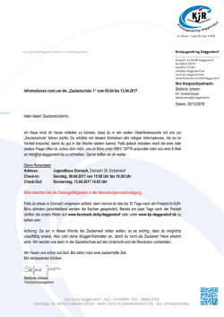 Infobrief Zauberschule 1 2017
