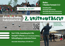 Info... - in Hohnstorf
