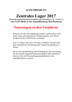 Ausschreibung ZL 2017 - Hessische Schachjugend