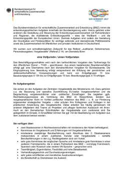 eine Volljuristin / einen Volljuristen