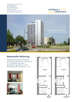 CAMPUS TOWER Maisonette-Wohnung