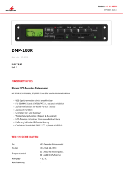 DMP-100R - monacor