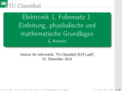 F1 - TU Clausthal