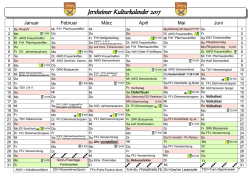 Jerxheimer Kulturkalender 2017