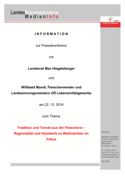 information - Land Ober&ouml;sterreich