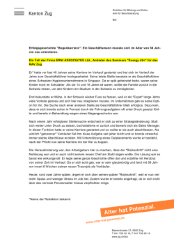 Erfolgsgeschichte "Bogenkarriere"
